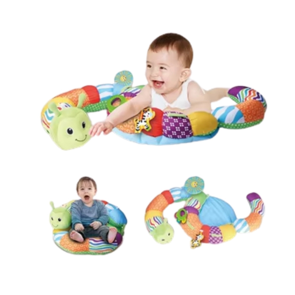 Almohada gusanito 2 en 1 para bebé