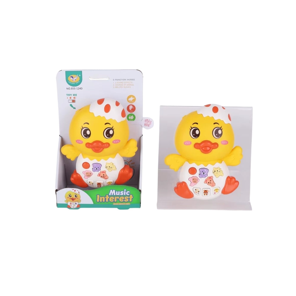 Patito con teclas musical y luces