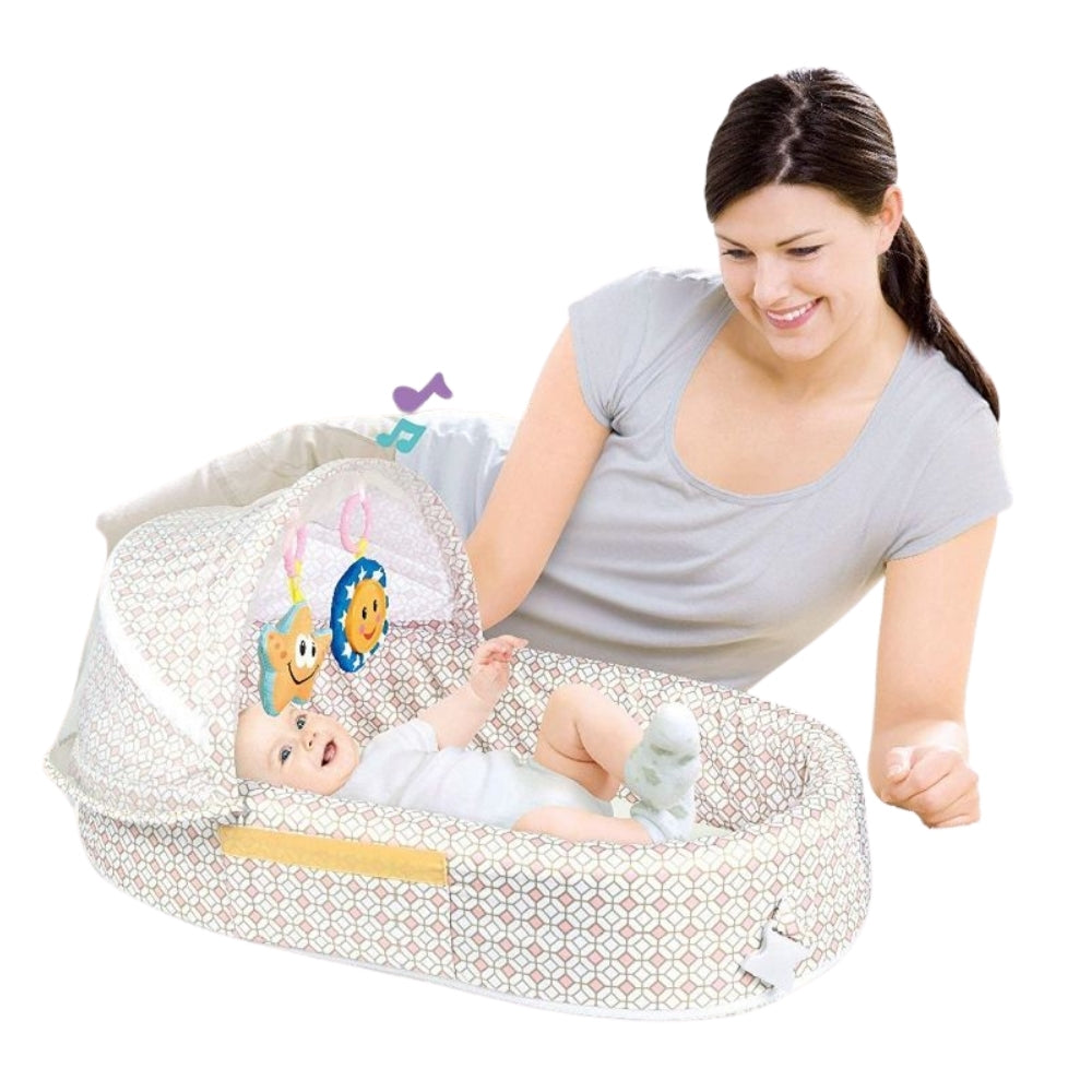 Separador de cama con juguetes