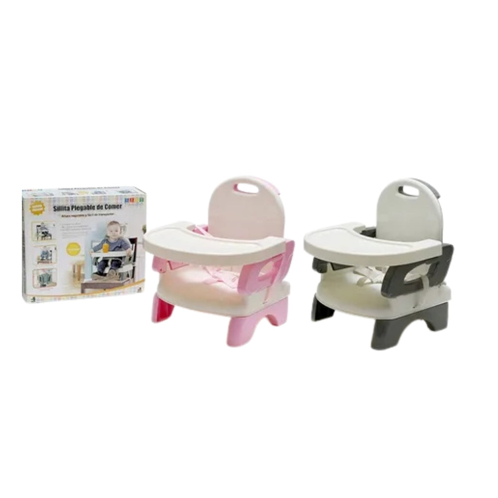Comedor portatil plegable para silla de comedor rosa