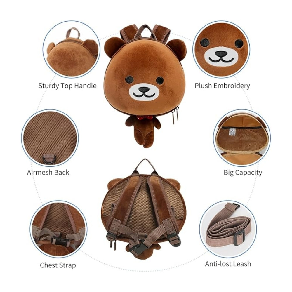 Mochila para niño de osito 3D