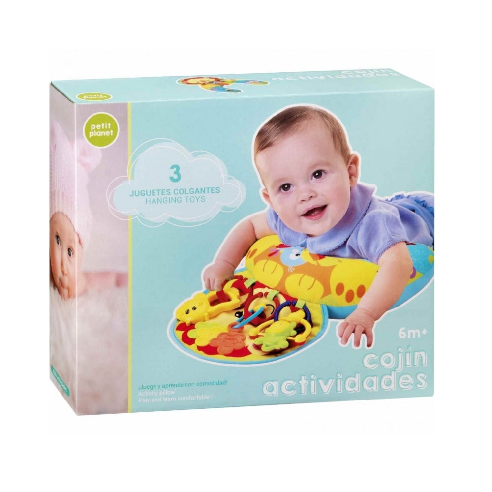 Almohada de actividades para niño