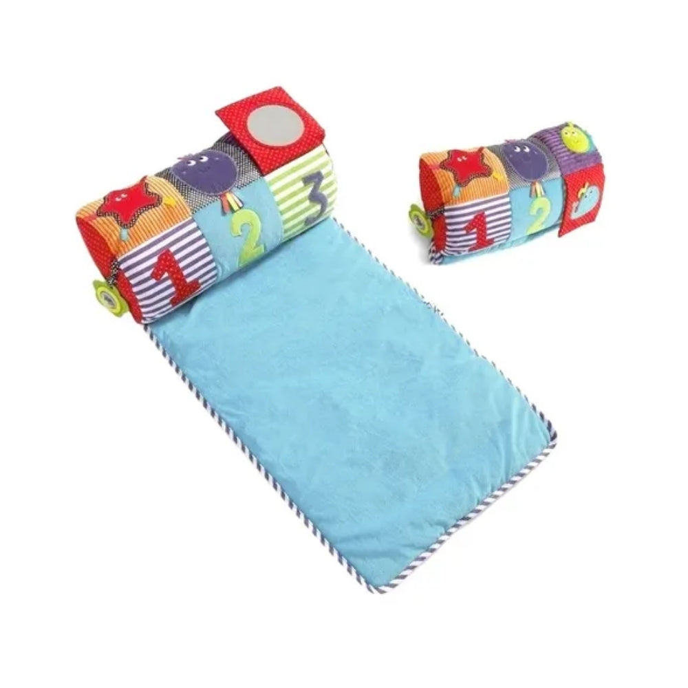 Rodillo de estimulación con tapete acolchado