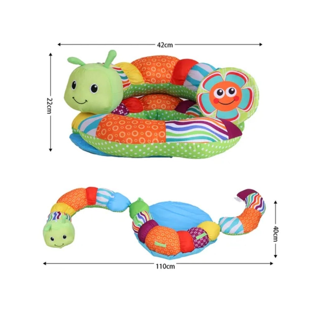 Almohada gusanito 2 en 1 para bebé