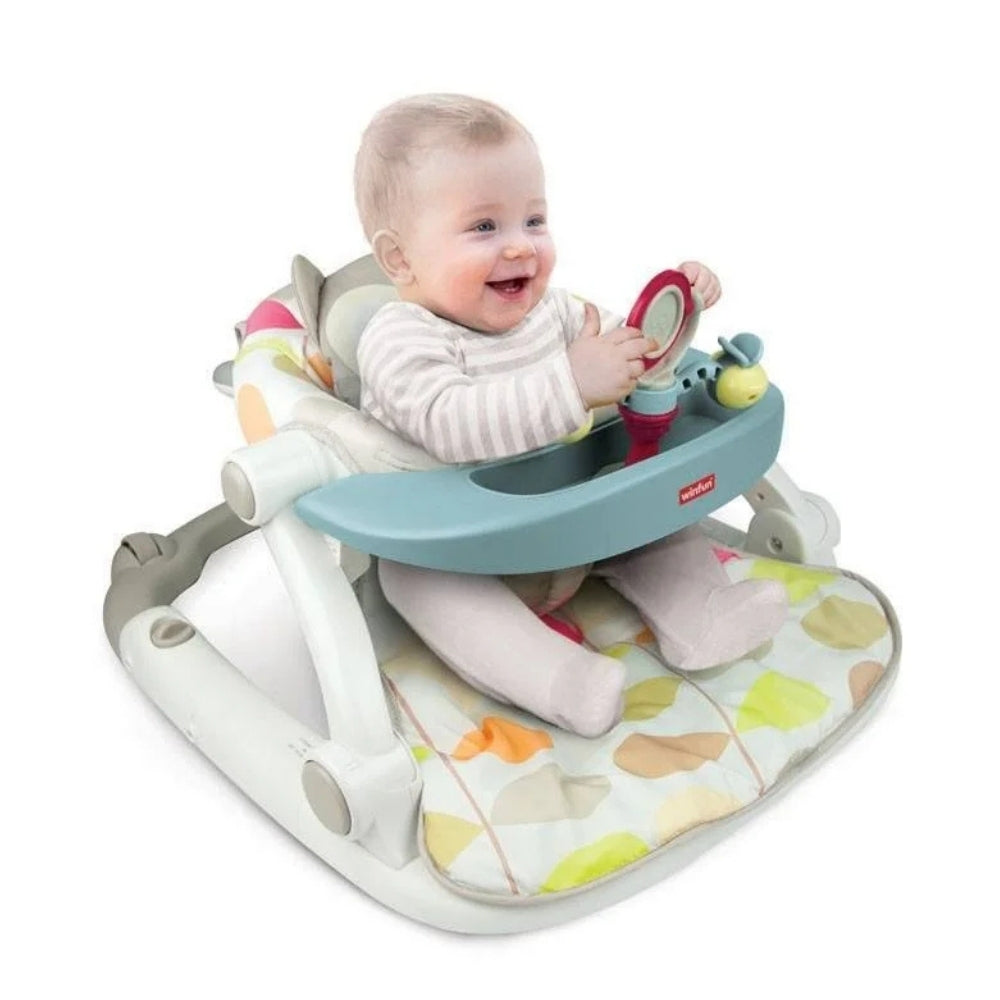 Asiento caminador en diseño de búho