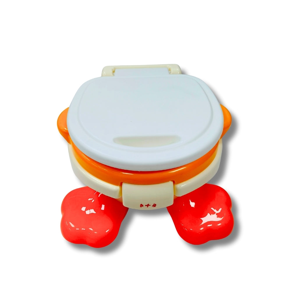 Bañito con espaldar para niño, diseño de patito