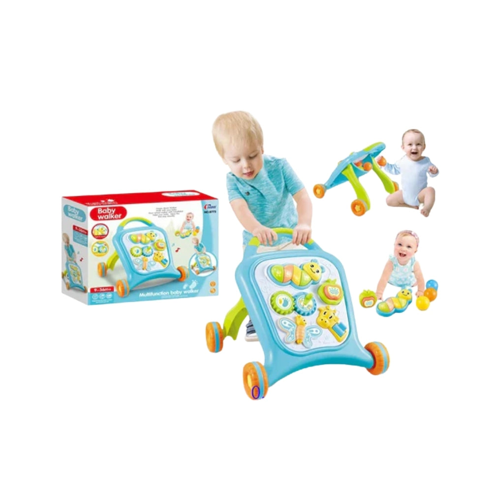 Caminador para bebé diseño gusanito musical
