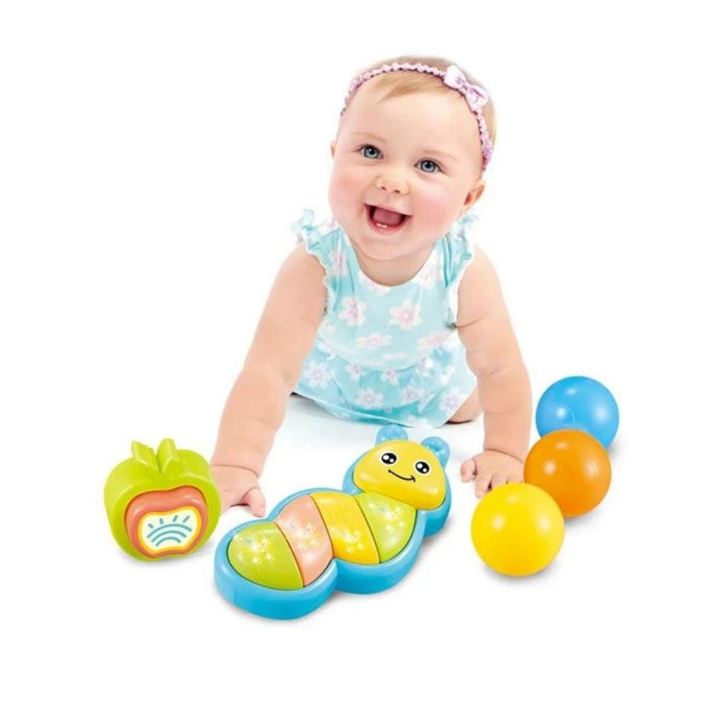 Caminador para bebé diseño gusanito musical