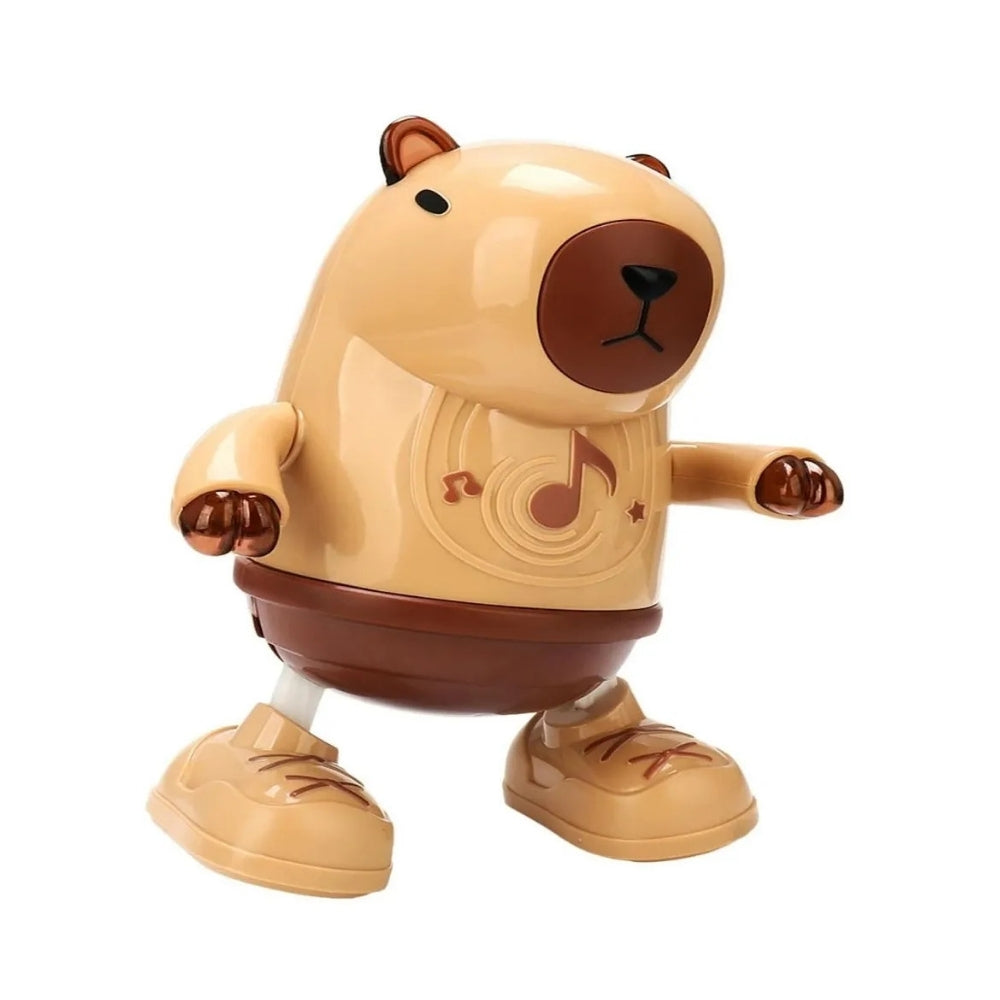 Capibara bailarina con luces y música