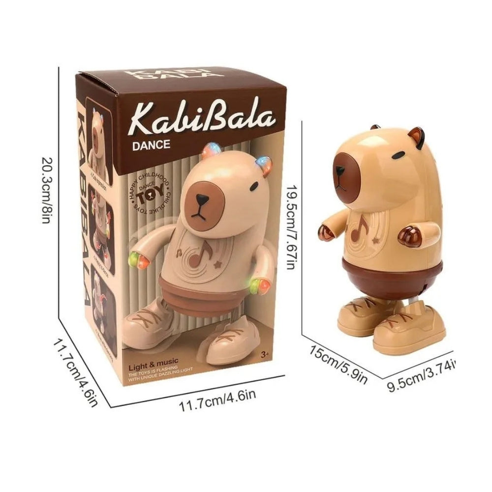 Capibara bailarina con luces y música