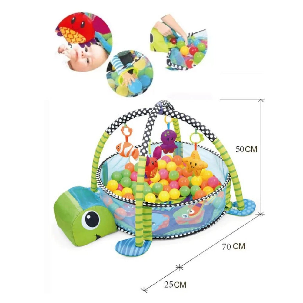 Gimnasio de estimulación 3 en 1 tortuguita