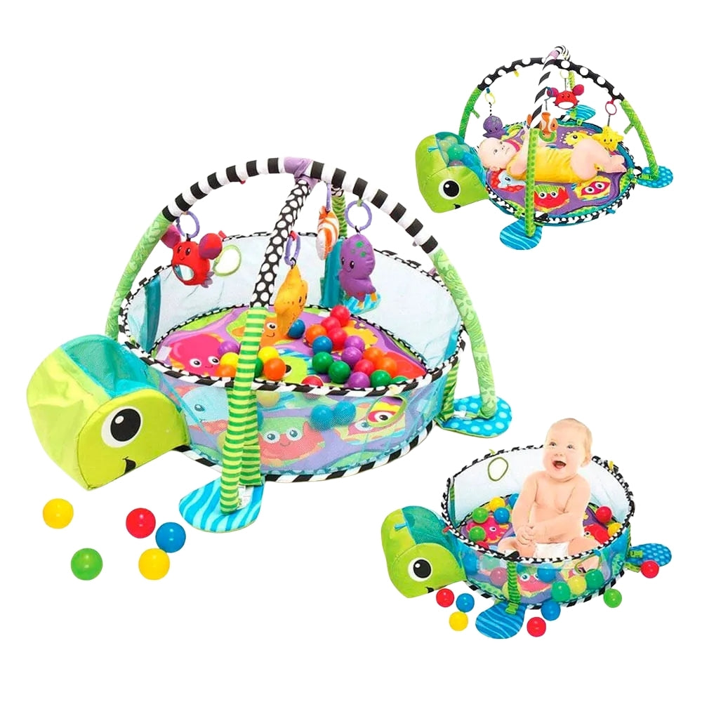 Gimnasio de estimulación 3 en 1 tortuguita