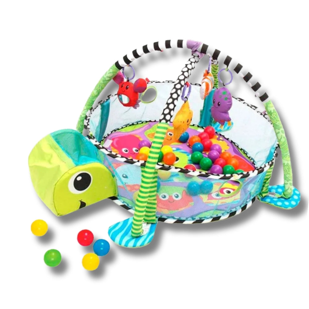 Gimnasio de estimulación 3 en 1 tortuguita
