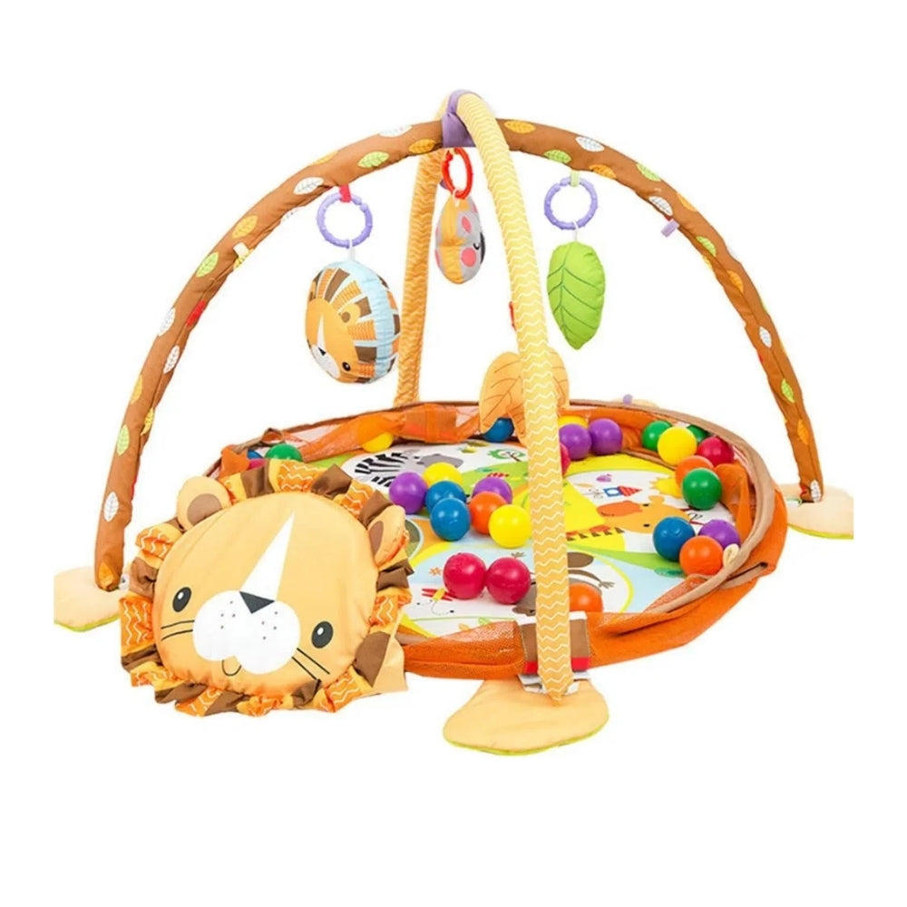 Gimnasio de estimulación 3 en 1 diseño de león