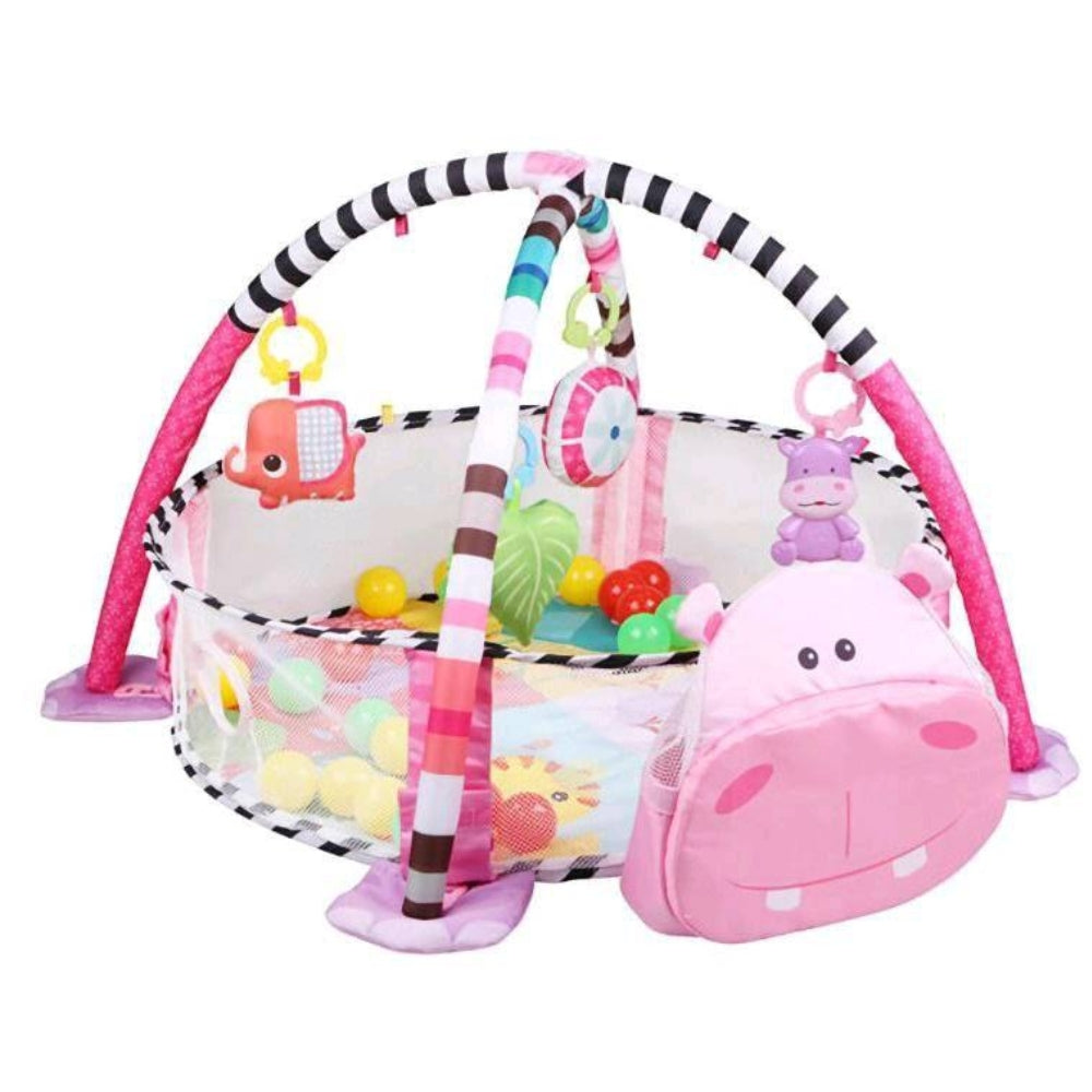 Gimnasio de estimulación 3 en 1 diseño hipopótamo