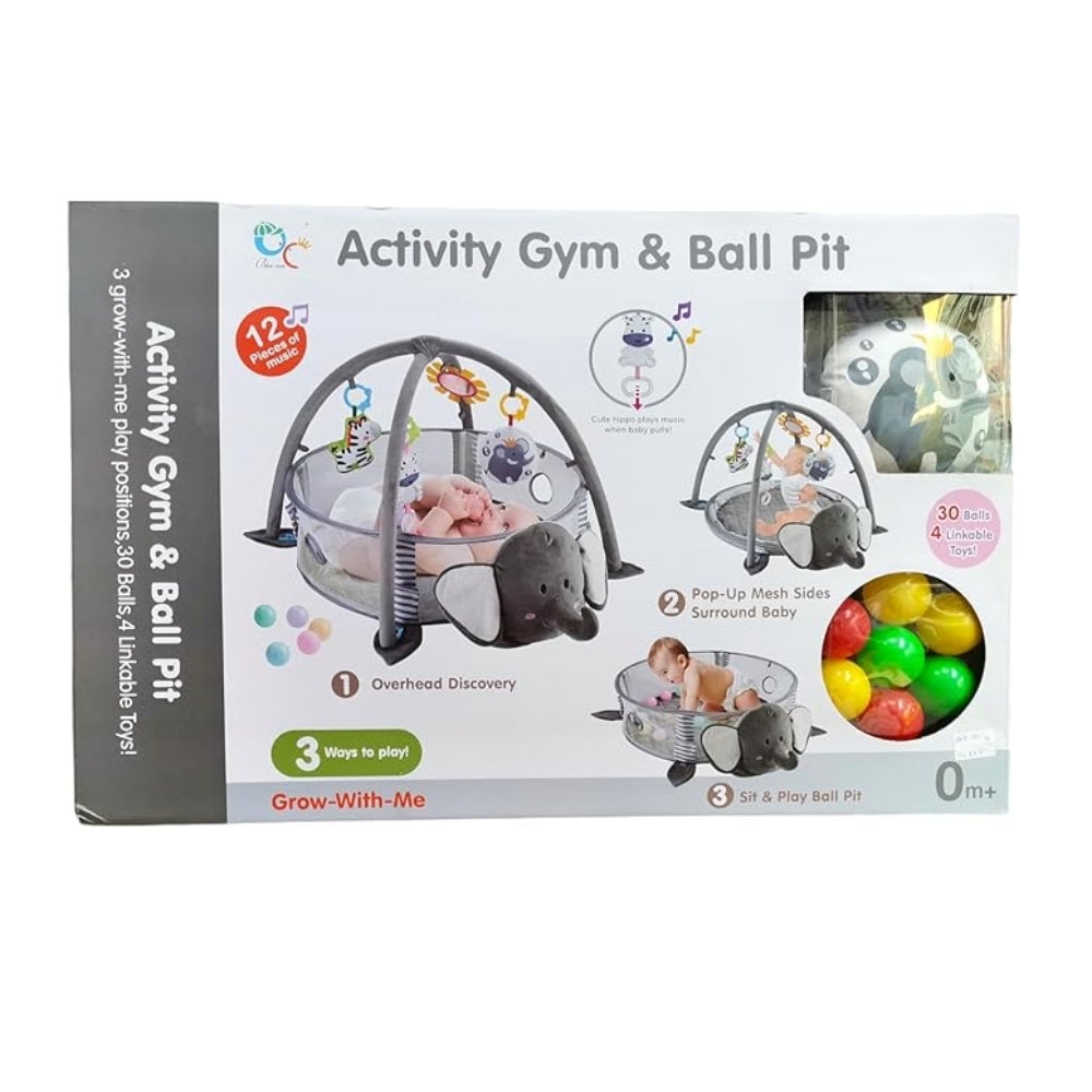 Gimnasio de estimulación 3 en 1 diseño elefante