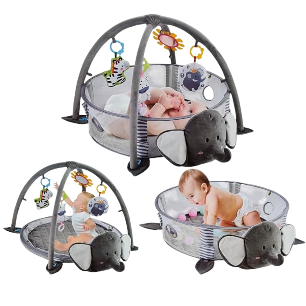 Gimnasio de estimulación 3 en 1 diseño elefante