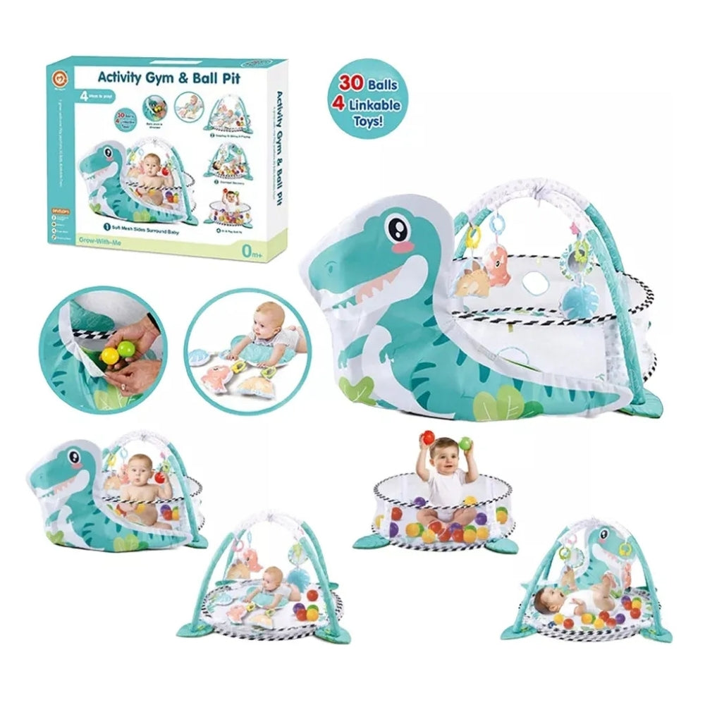 Gimnasio de estimulación 3 en 1 diseño dinosaurio