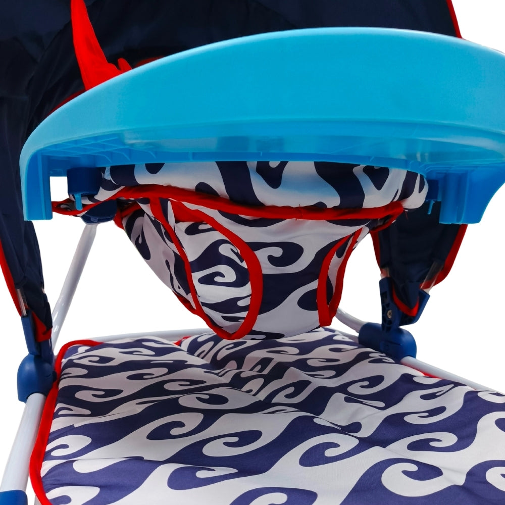 Asiento didáctico con sombrilla de cangrejito